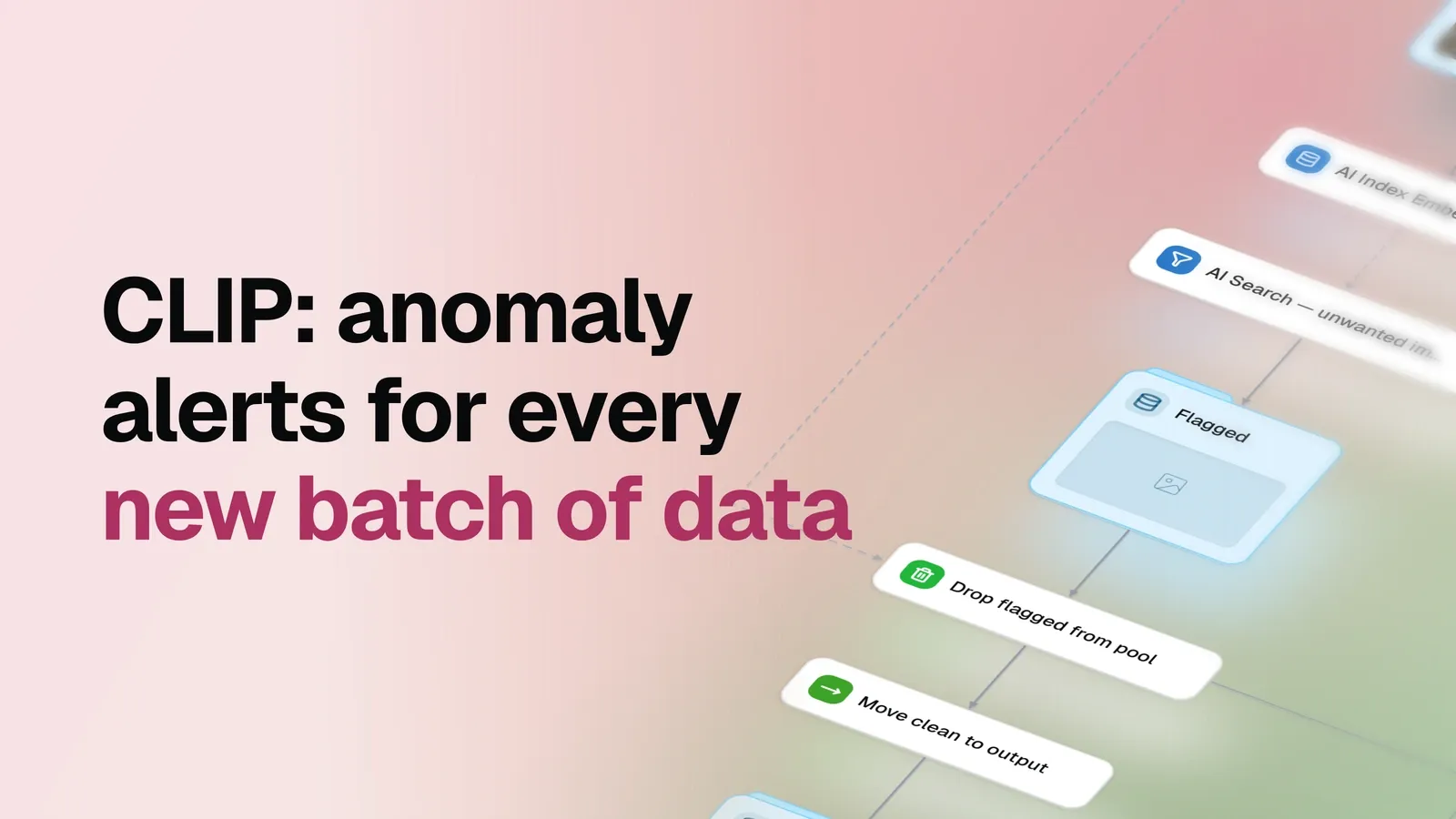 CLIP: anomaly alerts for every new batch of data