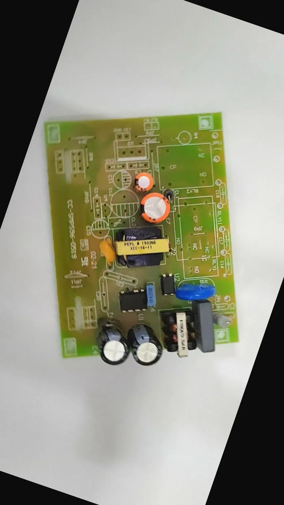 The same circuit board photo rotated the other way